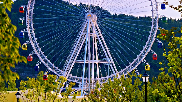 steel pier observation wheel