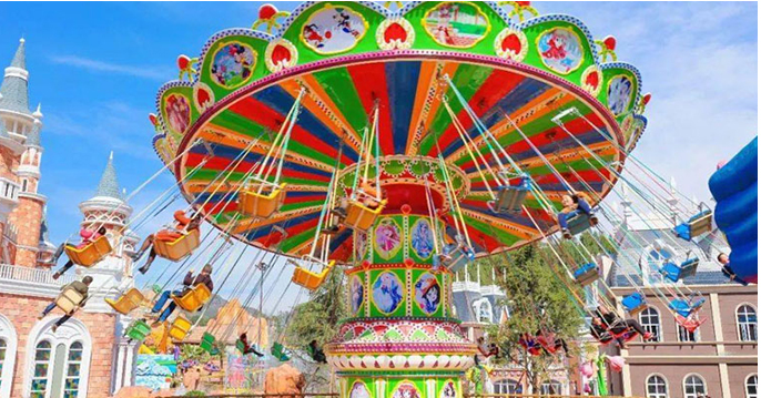 extreme rides in amusement park