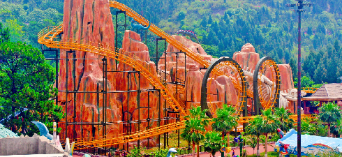 walking roller coaster